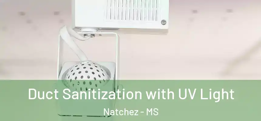 Duct Sanitization with UV Light Natchez - MS